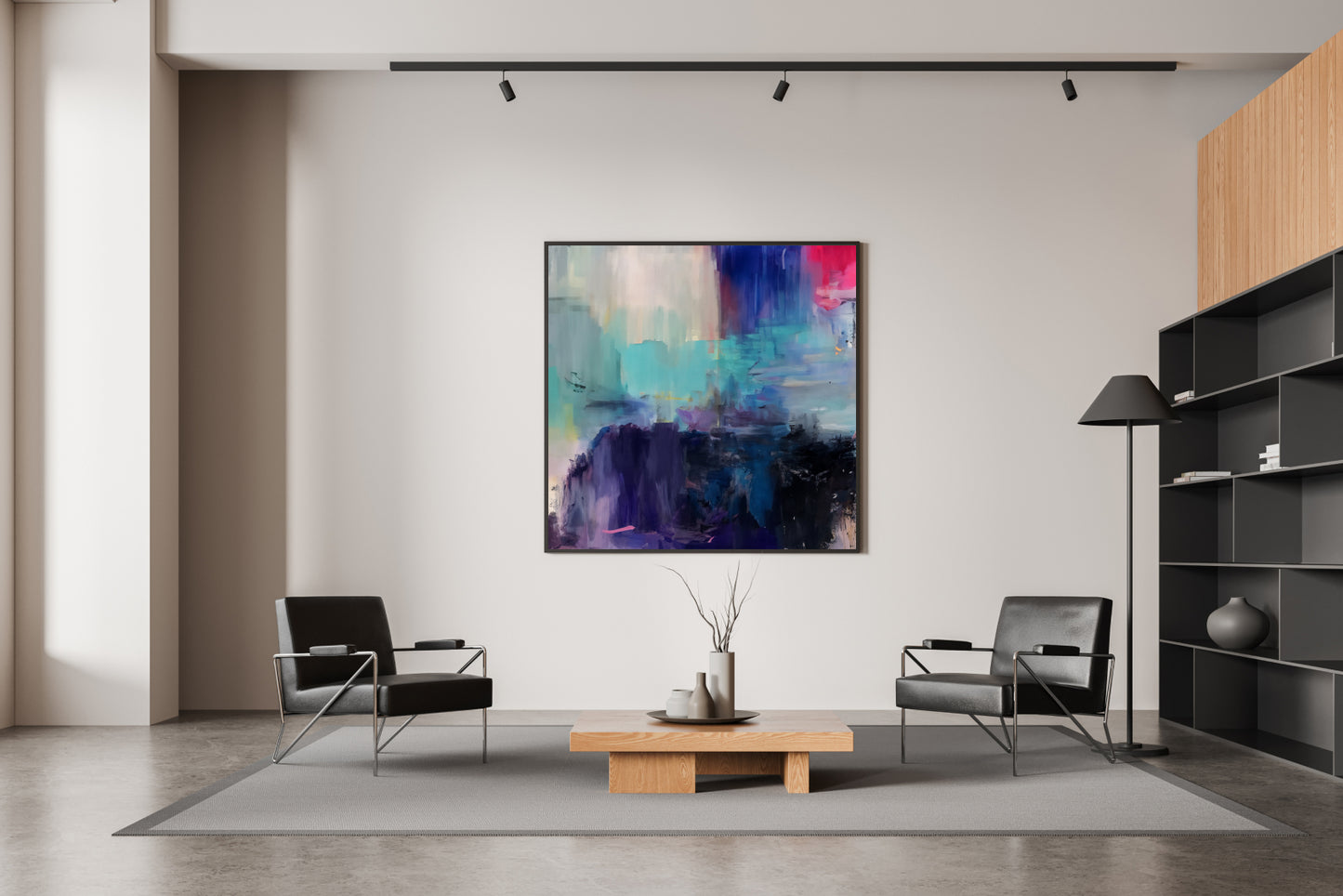 Canvas Print: "Dark Lake"