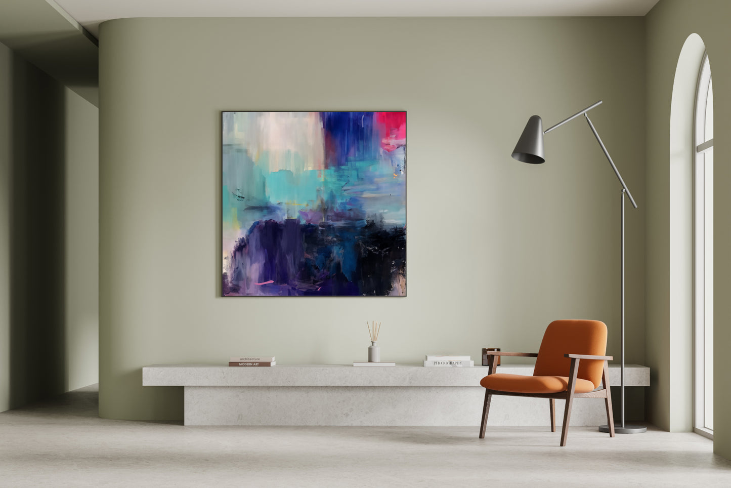 Canvas Print: "Dark Lake"