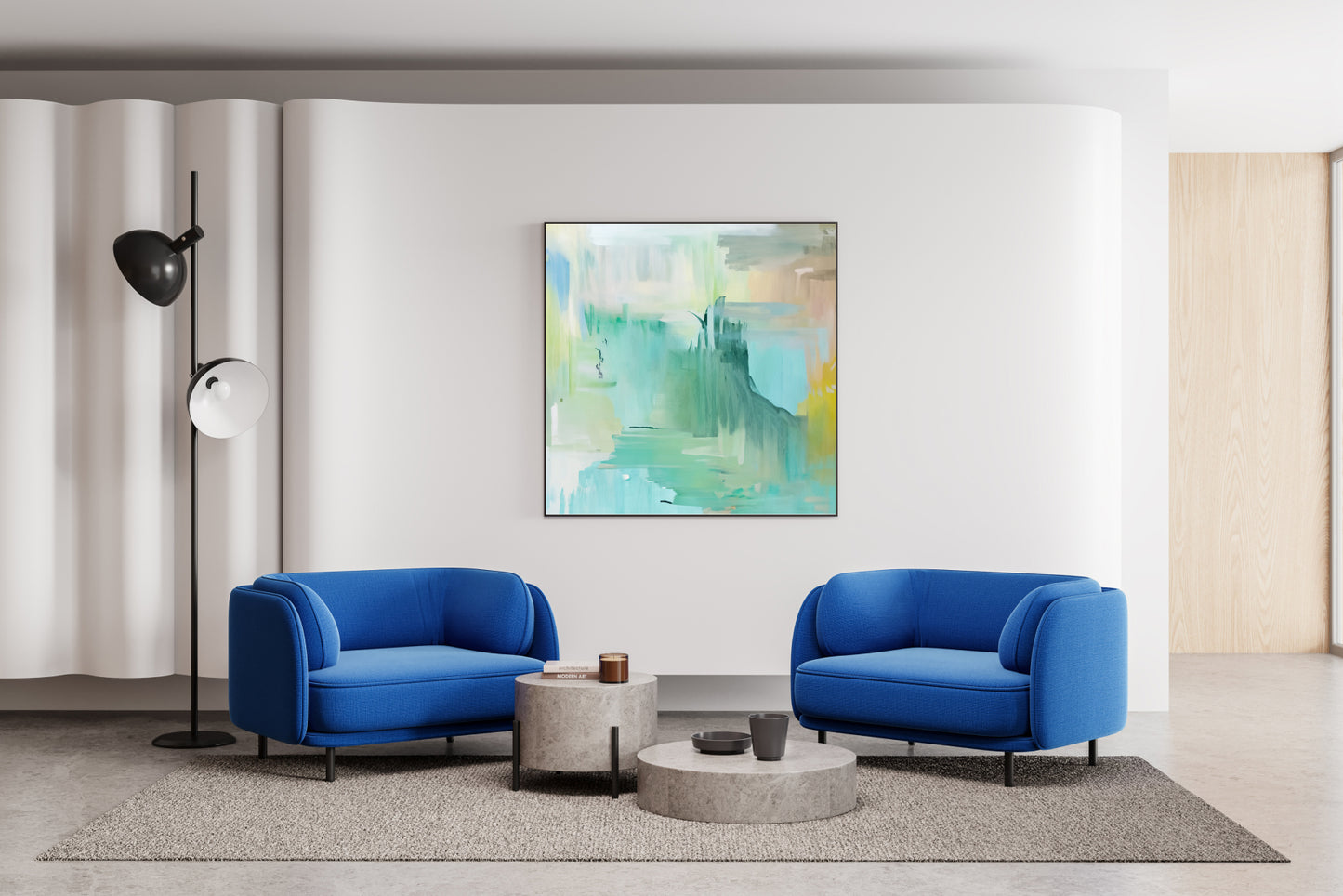 Canvas Print: "Turquoise Calm"