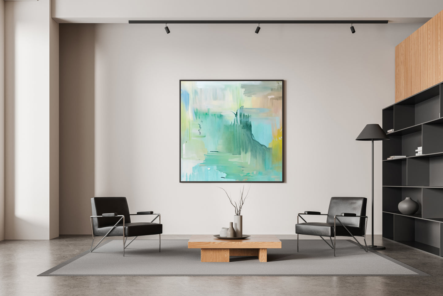 Canvas Print: "Turquoise Calm"