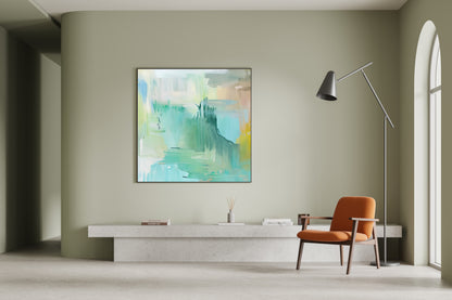 Canvas Print: "Turquoise Calm"