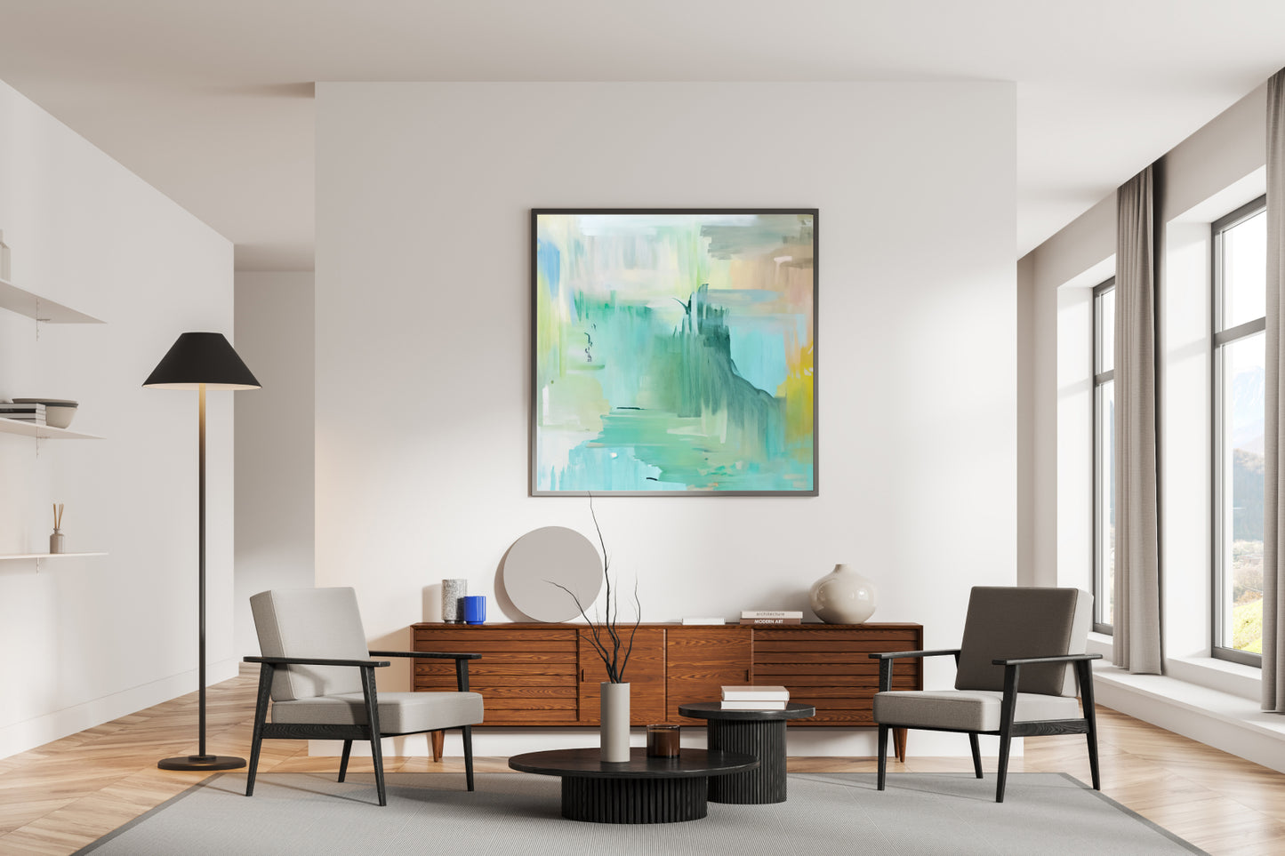 Canvas Print: "Turquoise Calm"