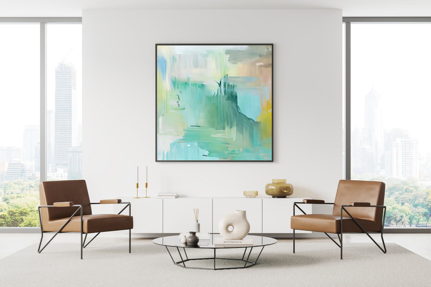 Canvas Print: "Turquoise Calm"