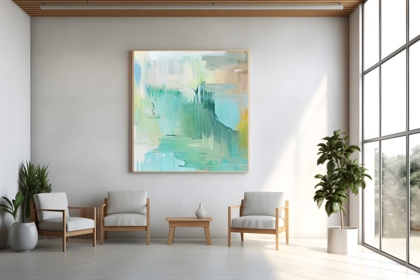 Canvas Print: "Turquoise Calm"