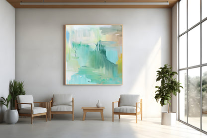 Canvas Print: "Turquoise Calm"