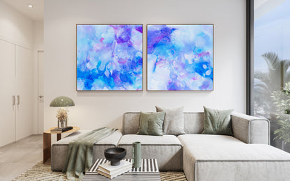 Art Wall (2 Canvas Prints) - Deep Sea Dreams #1, Deep Sea Dreams #2