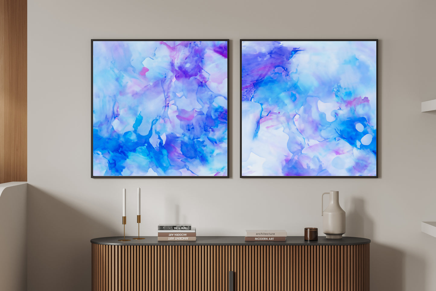 Art Wall (2 Canvas Prints) - Deep Sea Dreams #1, Deep Sea Dreams #2