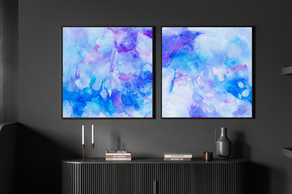 Art Wall (2 Canvas Prints) - Deep Sea Dreams #1, Deep Sea Dreams #2