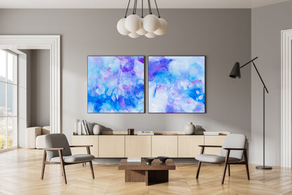 Art Wall (2 Canvas Prints) - Deep Sea Dreams #1, Deep Sea Dreams #2