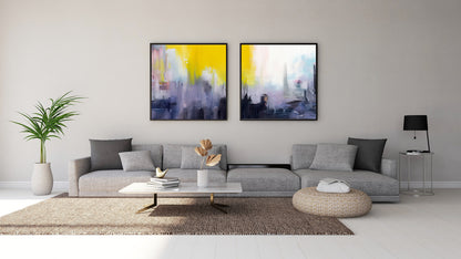 Art Wall (2 Canvas Prints) -  Urban Glow