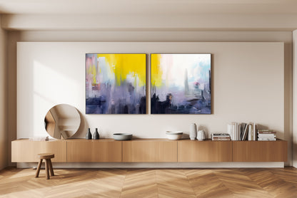 Art Wall (2 Canvas Prints) -  Urban Glow