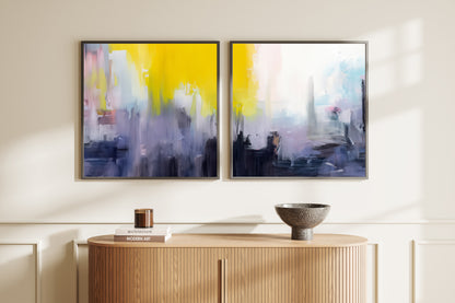 Art Wall (2 Canvas Prints) -  Urban Glow