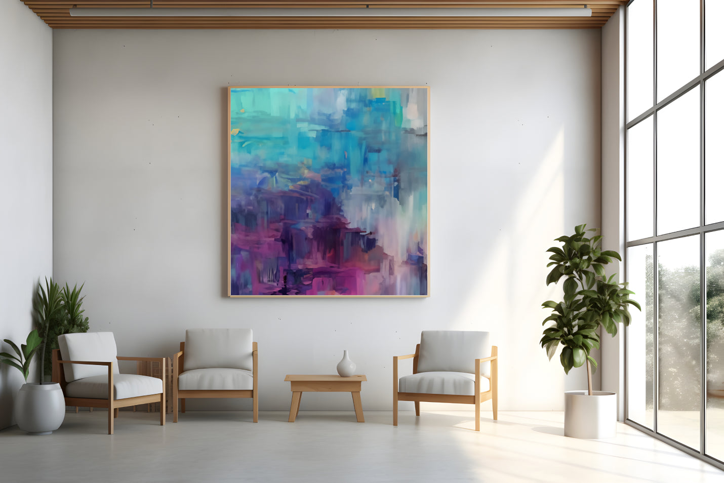 Canvas Print: "Violet Waters"