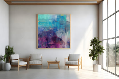 Canvas Print: "Violet Waters"