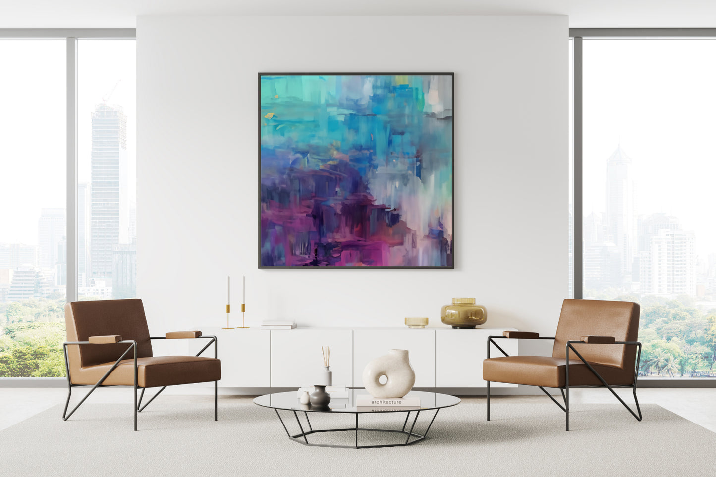 Canvas Print: "Violet Waters"