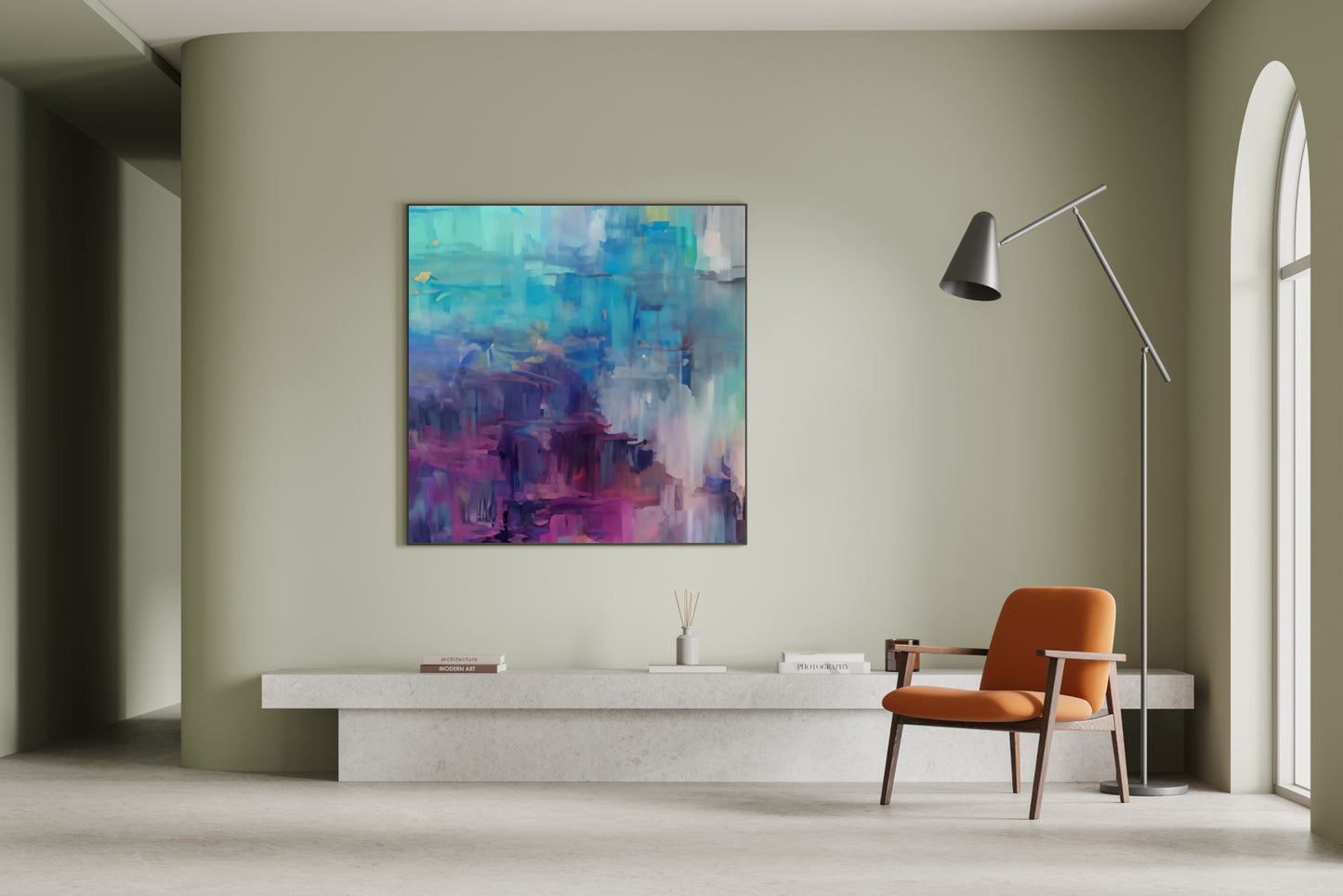 Canvas Print: "Violet Waters"