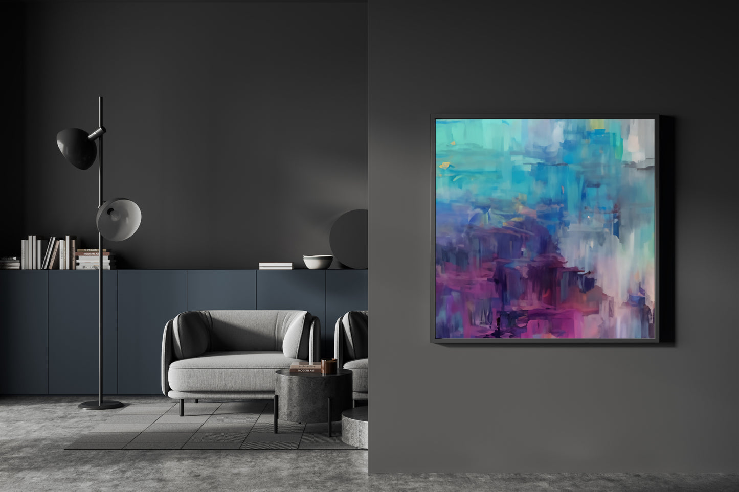 Canvas Print: "Violet Waters"