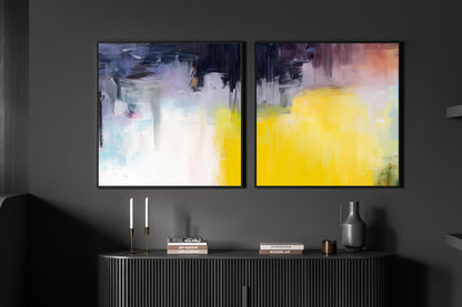 Art Wall (2 Canvas Prints) -  After Rainfall #1, Summershade #2