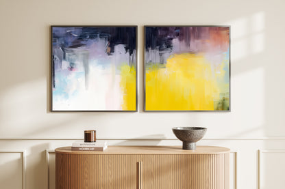 Art Wall (2 Canvas Prints) -  After Rainfall #1, Summershade #2