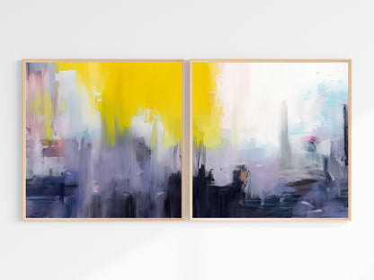 Art Wall (2 Canvas Prints) -  Urban Glow