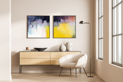 Art Wall (2 Canvas Prints) -  After Rainfall #1, Summershade #2