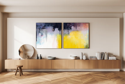 Art Wall (2 Canvas Prints) -  After Rainfall #1, Summershade #2