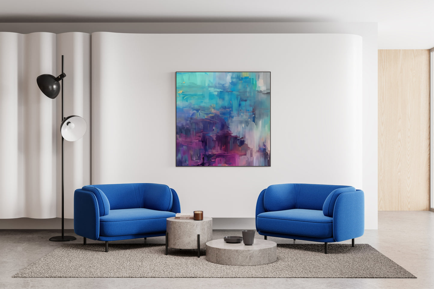 Canvas Print: "Violet Waters"