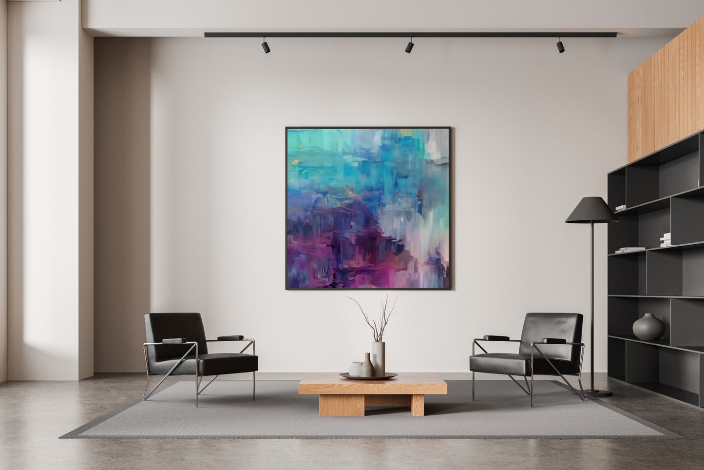 Canvas Print: "Violet Waters"