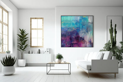 Canvas Print: "Violet Waters"