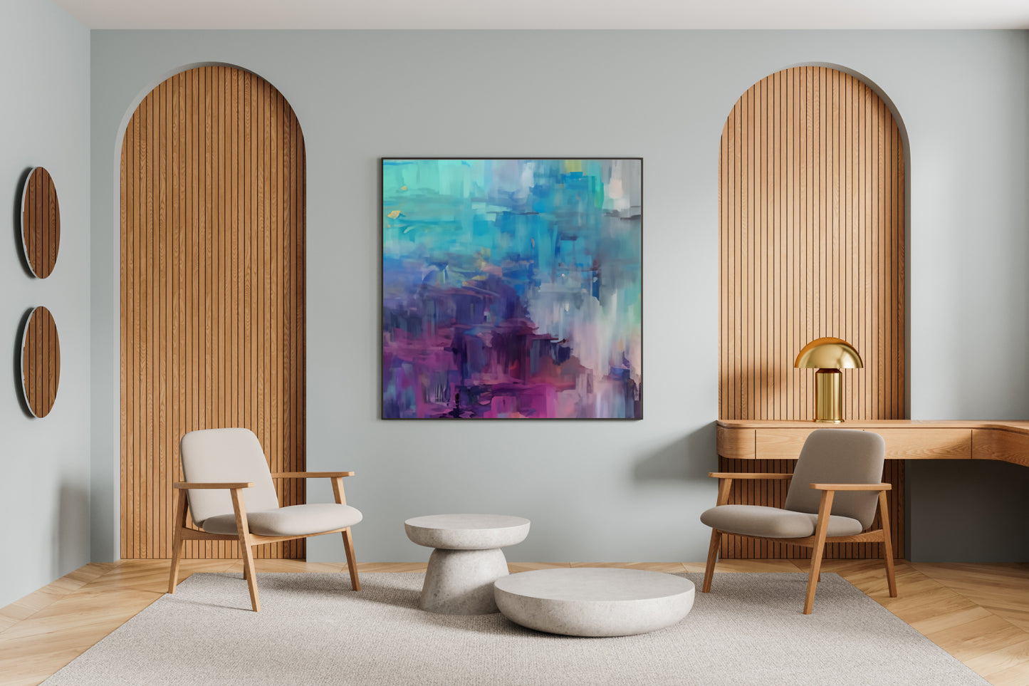 Canvas Print: "Violet Waters"